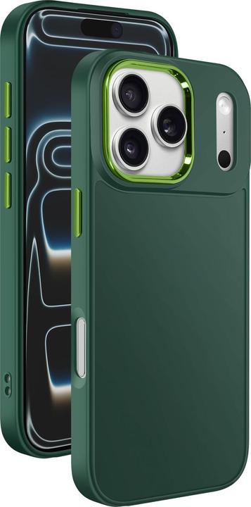Actual product image OEM Back panel cover FRAME Case for IPHONE 17 Pro Max green (Apple iPhone 17 Pro Max)