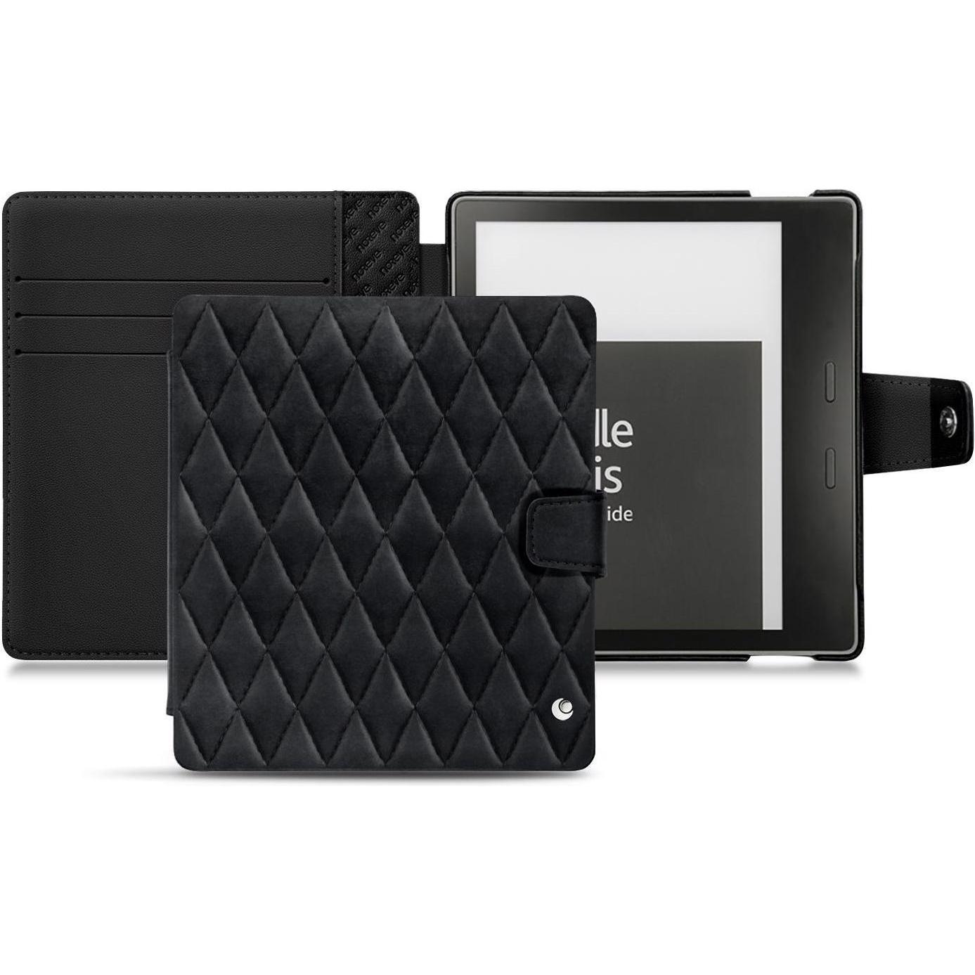 Noreve Lederschutzhülle Wallet (Kindle Oasis 2017), eReader Zubehör, Schwarz