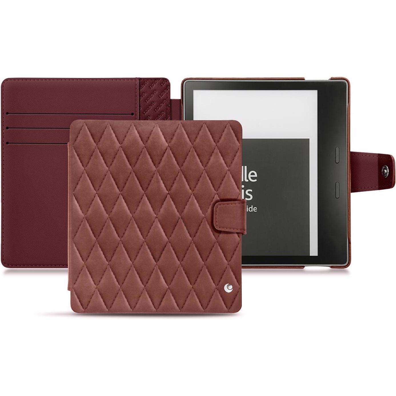 Noreve Lederschutzhülle Wallet (Kindle Oasis 2017), eReader Zubehör, Rot