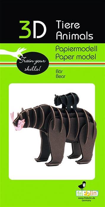 Image du produit Fridolin Modèle en papier 3-D "Ours