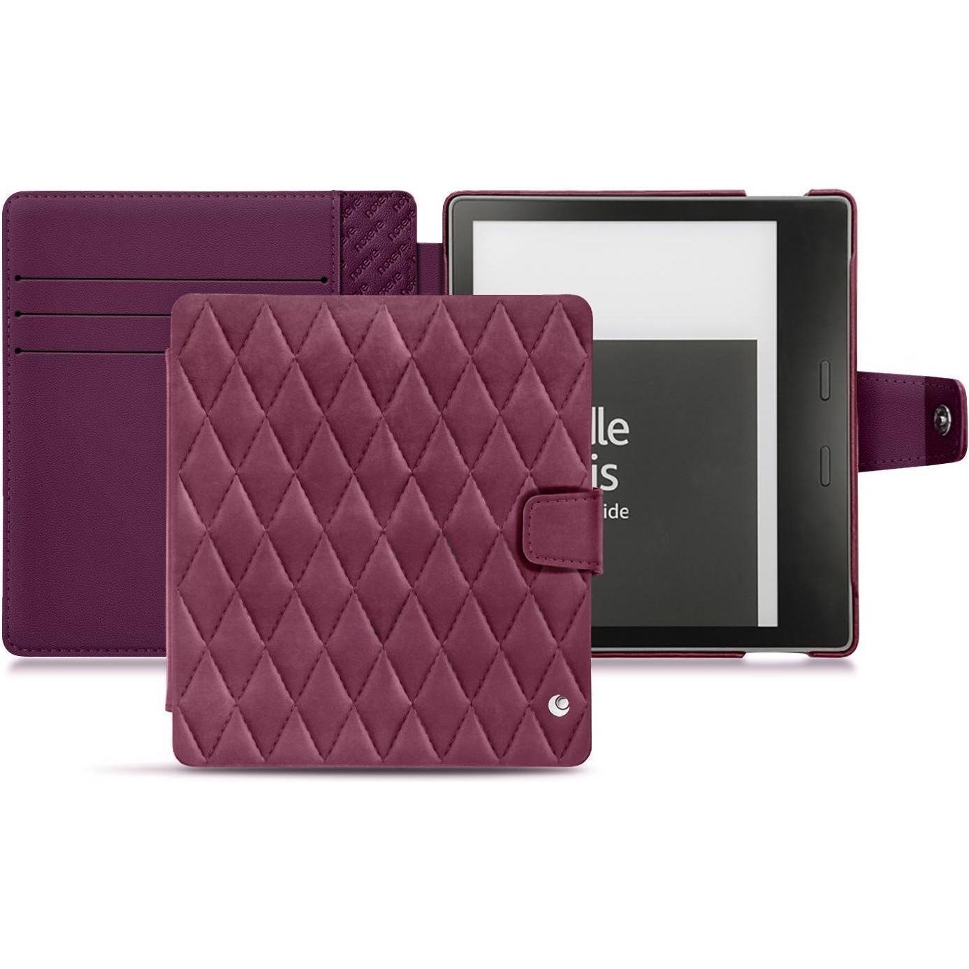 Noreve Lederschutzhülle Wallet (Kindle Oasis 2017), eReader Zubehör, Violett