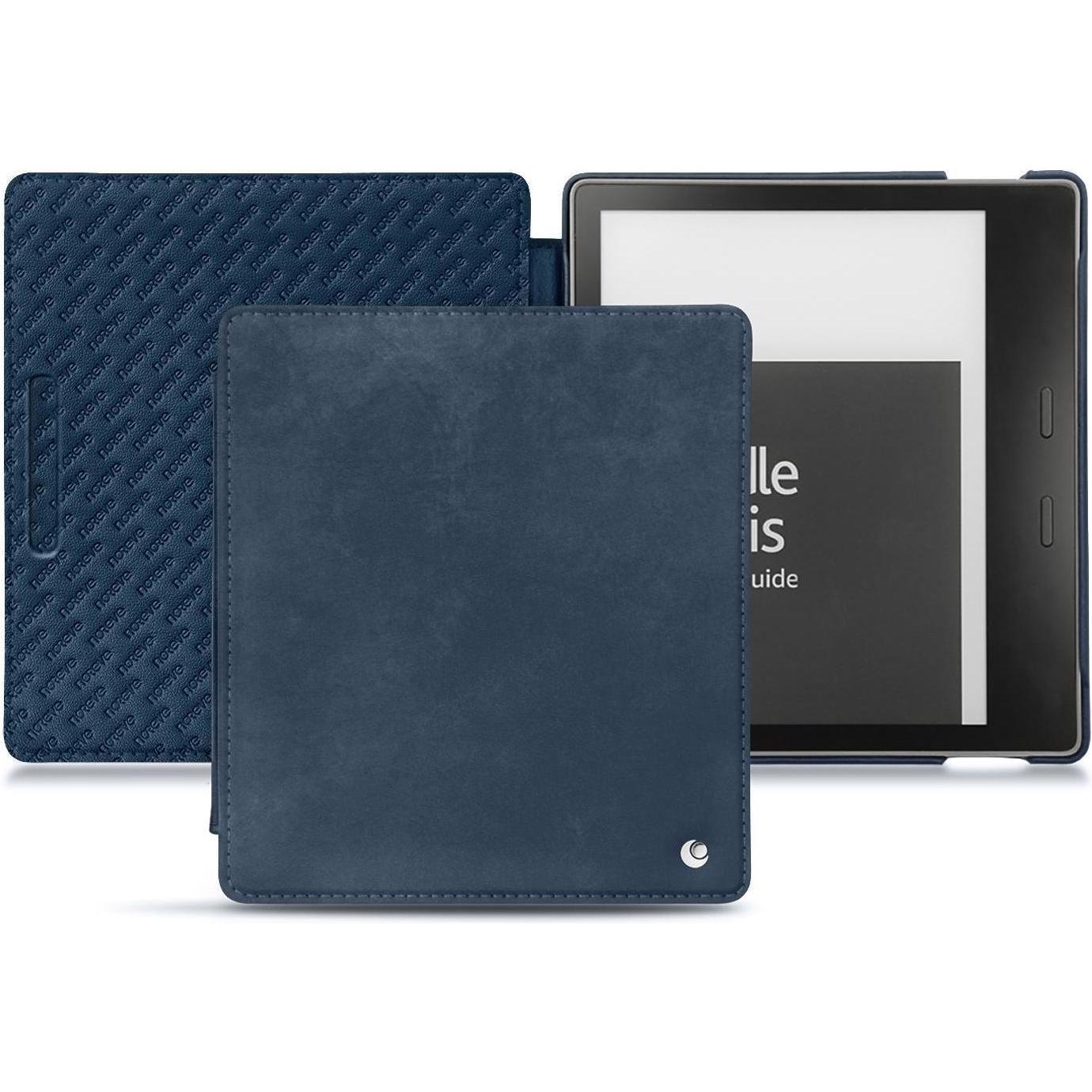 Noreve Lederschutzhülle horizontal, eReader Zubehör, Blau