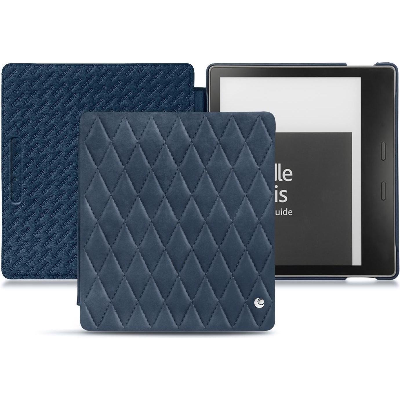 Noreve Lederschutzhülle horizontal (Kindle Oasis 2017), Tablet Hülle, Blau