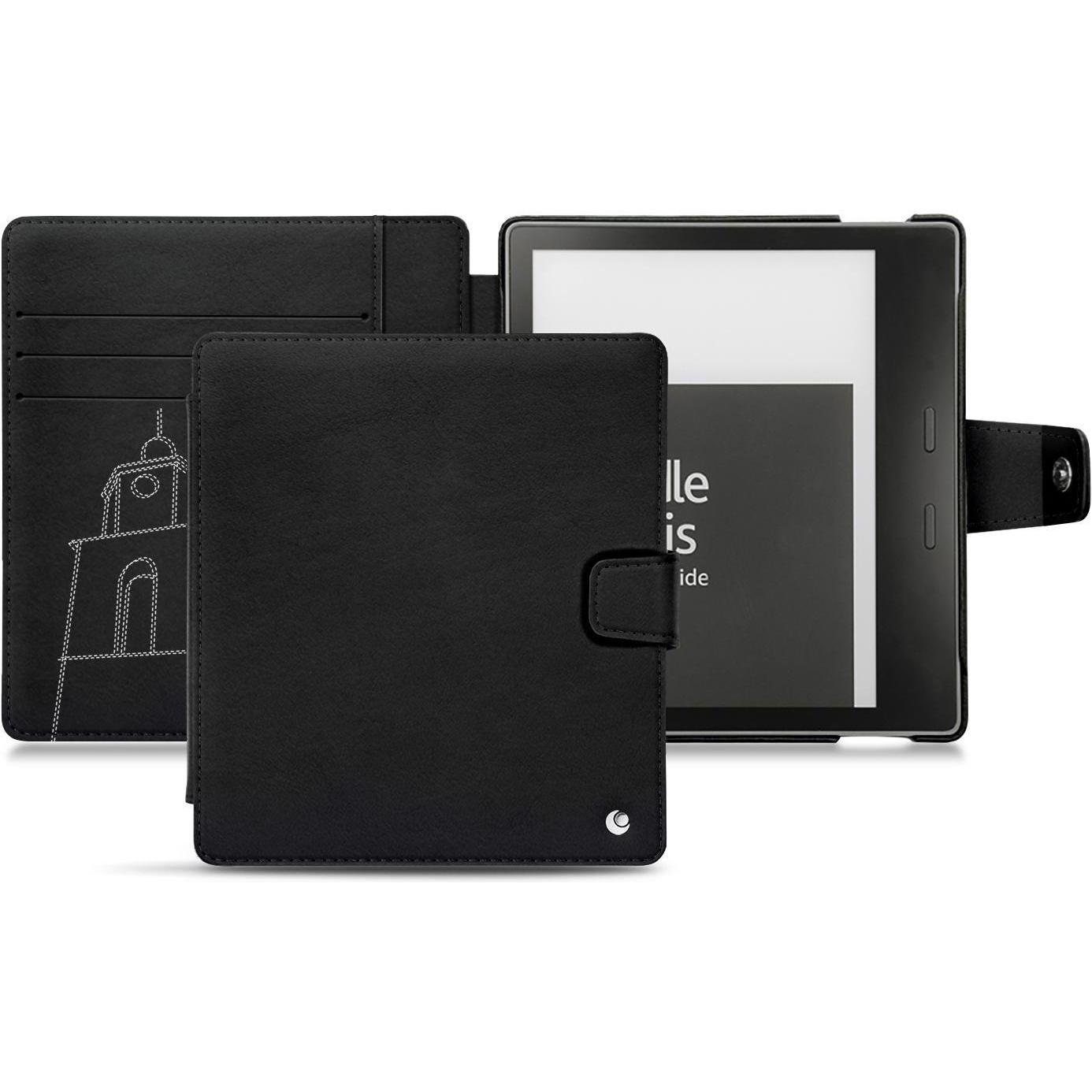 Noreve Lederschutzhülle Wallet (Kindle Oasis 2017), eReader Zubehör, Schwarz
