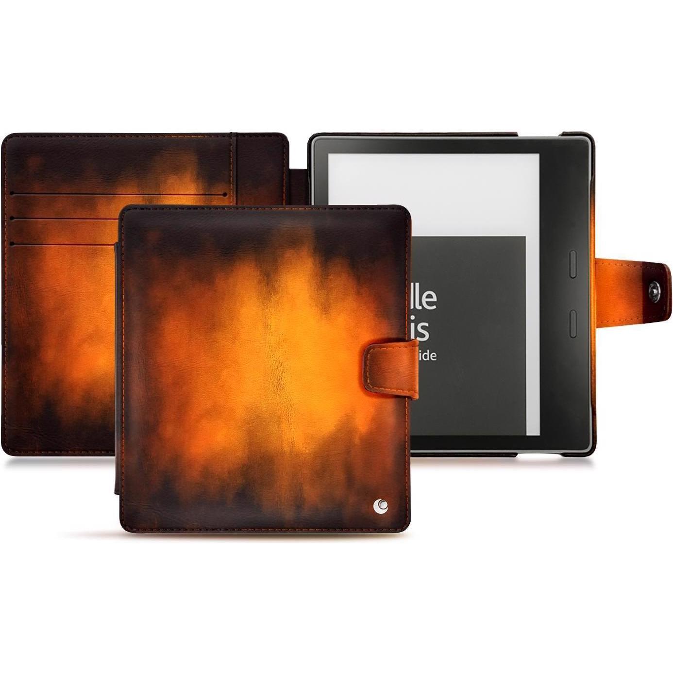 Noreve Lederschutzhülle Wallet (Kindle Oasis 2017), eReader Zubehör, Violett