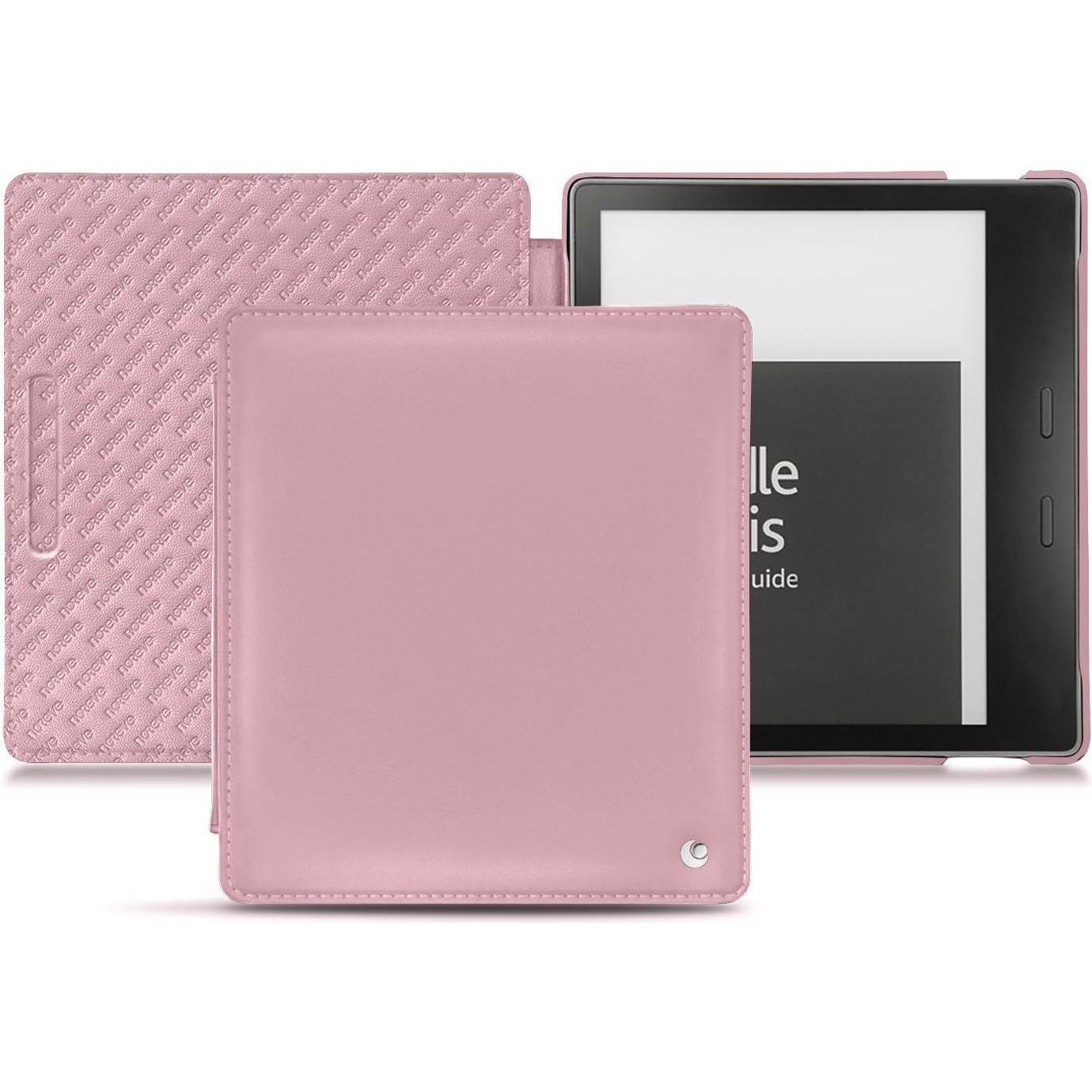 Noreve Lederschutzhülle horizontal (Kindle Oasis 2017), Tablet Hülle, Rosa