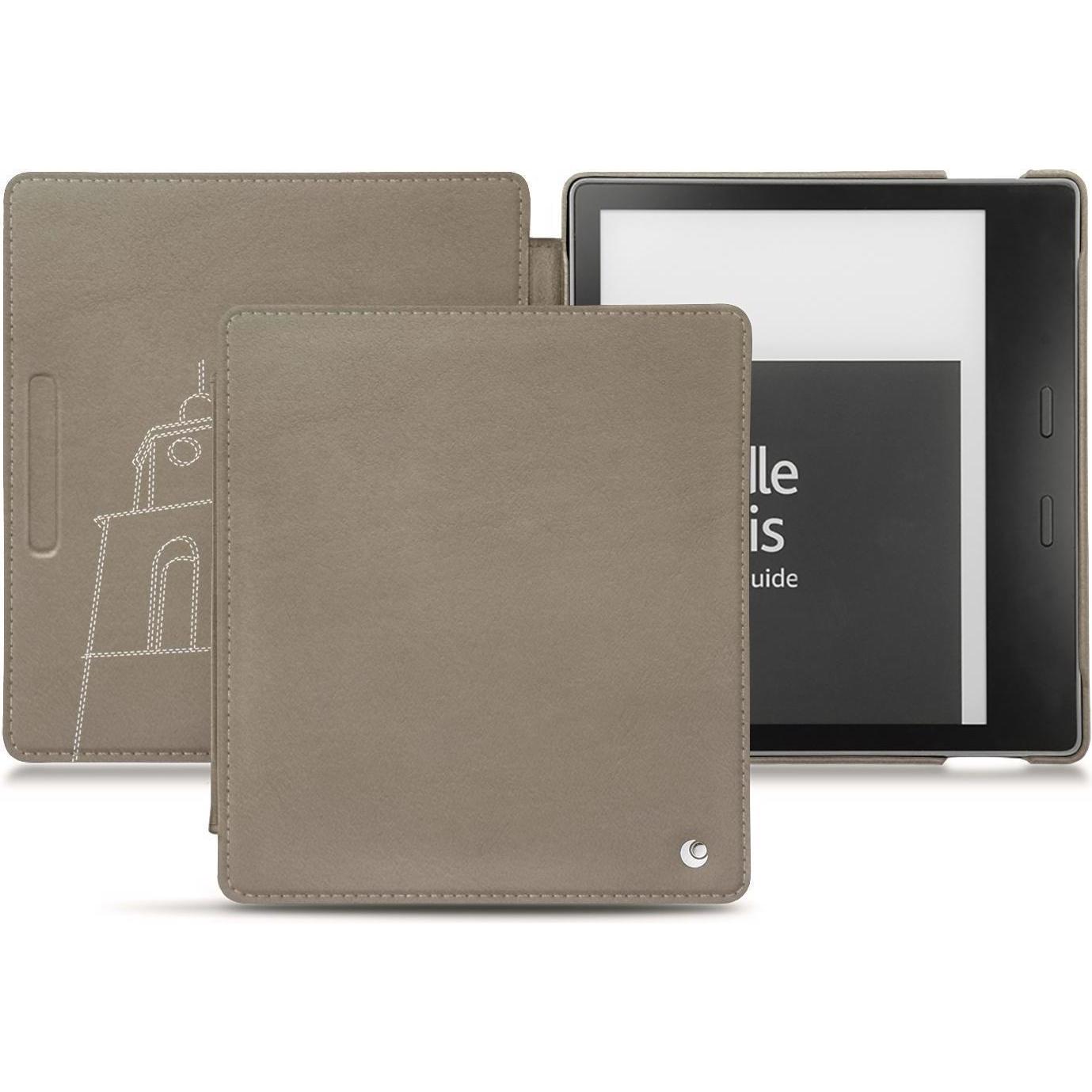 Noreve Lederschutzhülle horizontal (Kindle Oasis 2017), Tablet Hülle, Beige