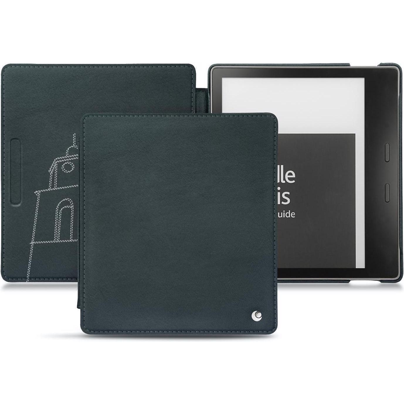 Noreve Lederschutzhülle horizontal, eReader Zubehör, Blau
