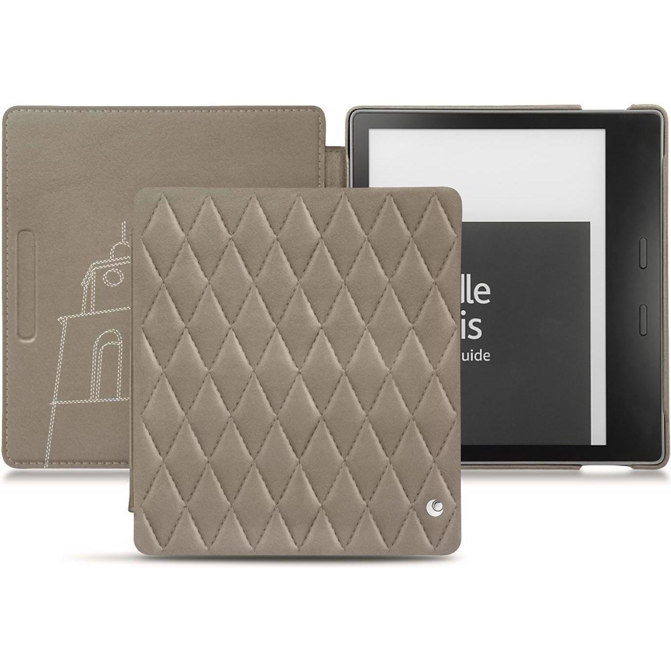 Noreve Lederschutzhülle horizontal (Kindle Oasis 2017), Tablet Hülle, Beige