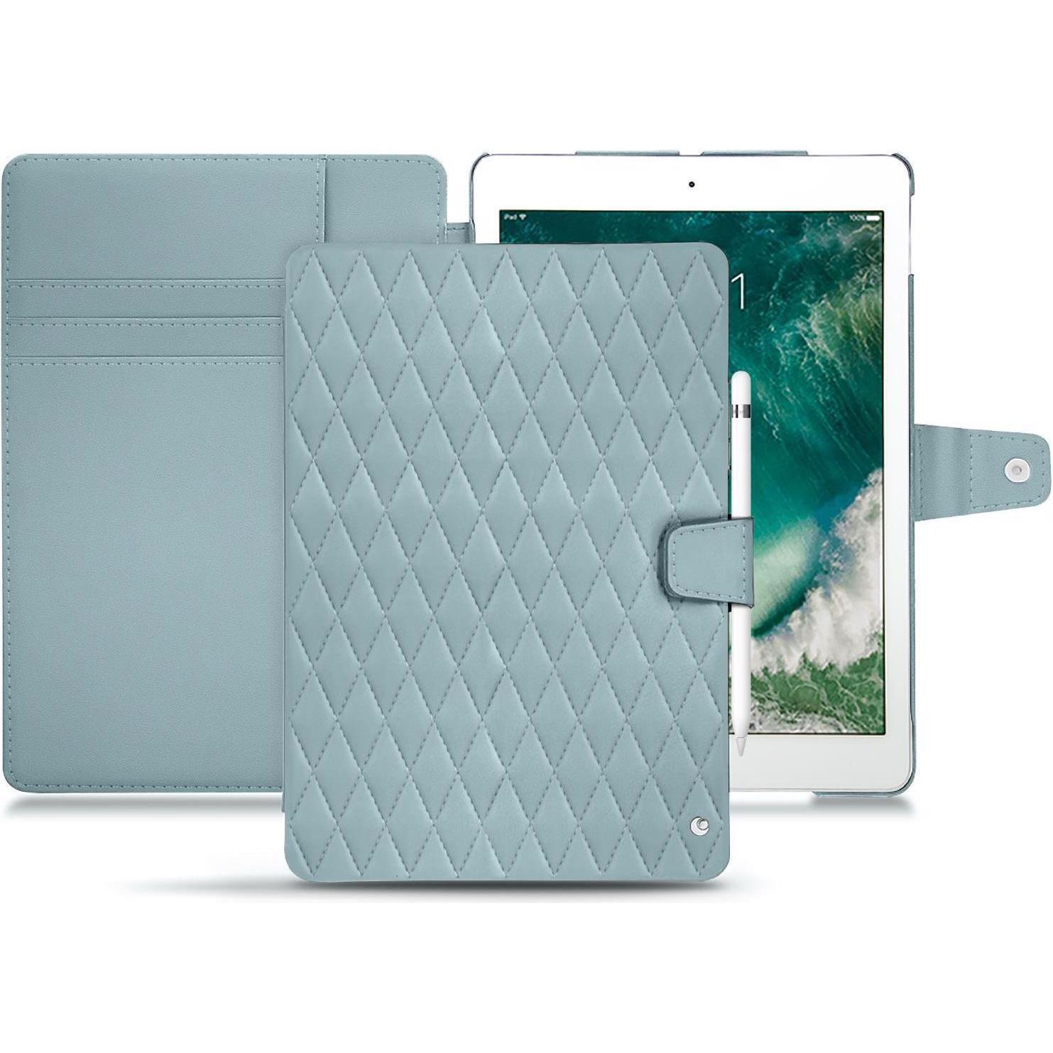 Noreve Lederschutzhülle Wallet (iPad Pro 10.5), Tablet Hülle, Blau