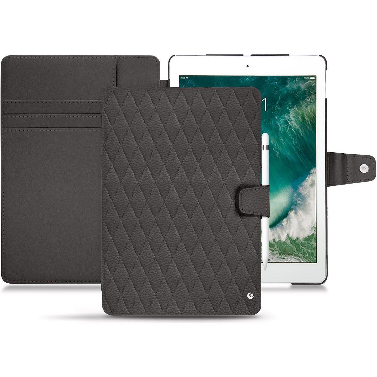 Noreve Lederschutzhülle Wallet (iPad Pro 10.5), Tablet Hülle, Grau