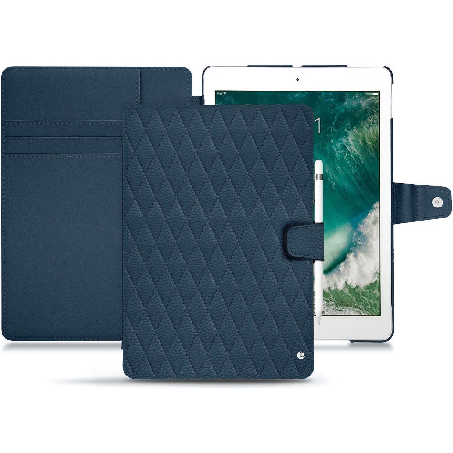 Noreve Lederschutzhülle Wallet (iPad Pro 10.5), Tablet Hülle, Blau
