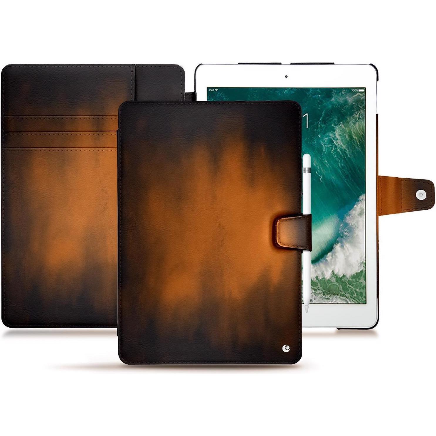Thumbnail - Noreve Lederschutzhülle Wallet (iPad Pro 10.5), Tablet Hülle, Braun