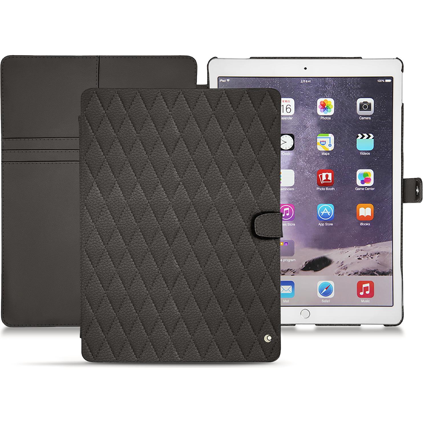 Thumbnail - Noreve Lederschutzhülle Wallet (iPad Pro 12.9 2017 (2. Gen)), Tablet Hülle, Grau