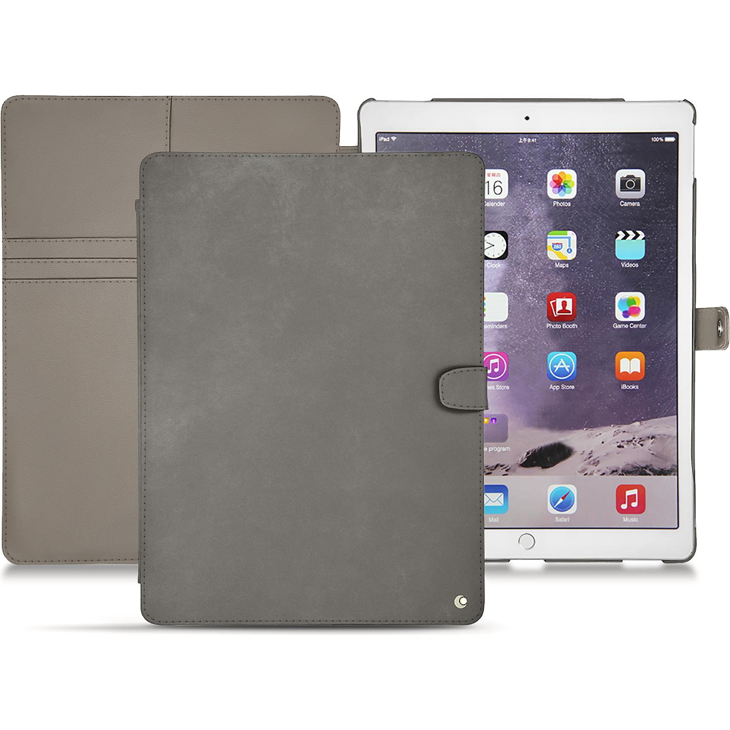 Thumbnail - Noreve Lederschutzhülle Wallet (iPad Pro 12.9 2017 (2. Gen)), Tablet Hülle, Grau