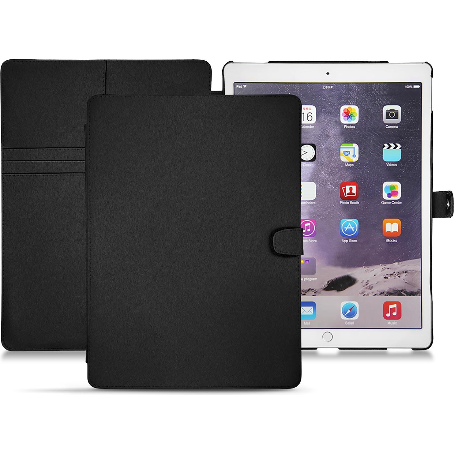 Noreve Lederschutzhülle Wallet (iPad Pro 12.9 2017 (2. Gen)), Tablet Hülle, Schwarz