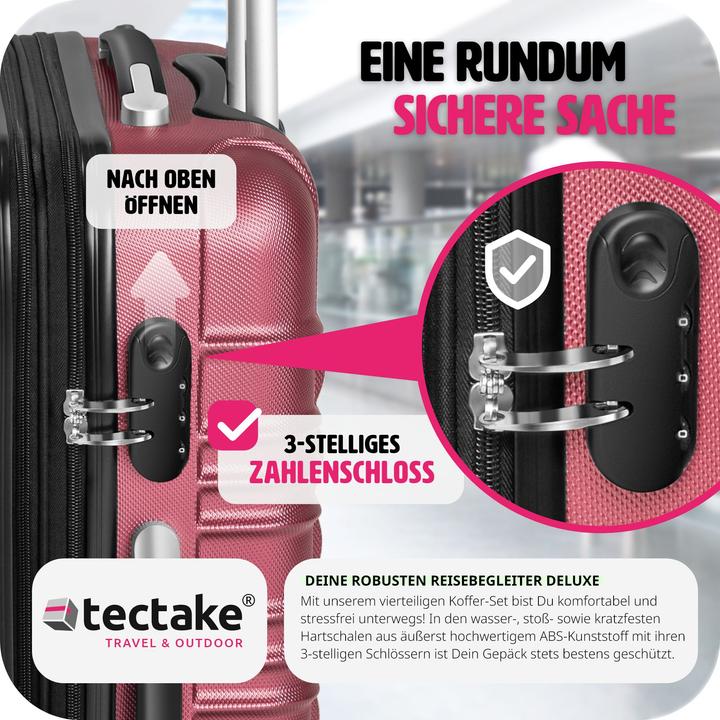Immagine prodotto tectake Set di valigie rigide (106 l)