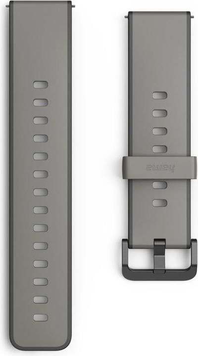 Image du produit Hama Armband zum Wechseln für Smartwatch 9000, Silikon, Anthrazit/Schwarz (Silicone)