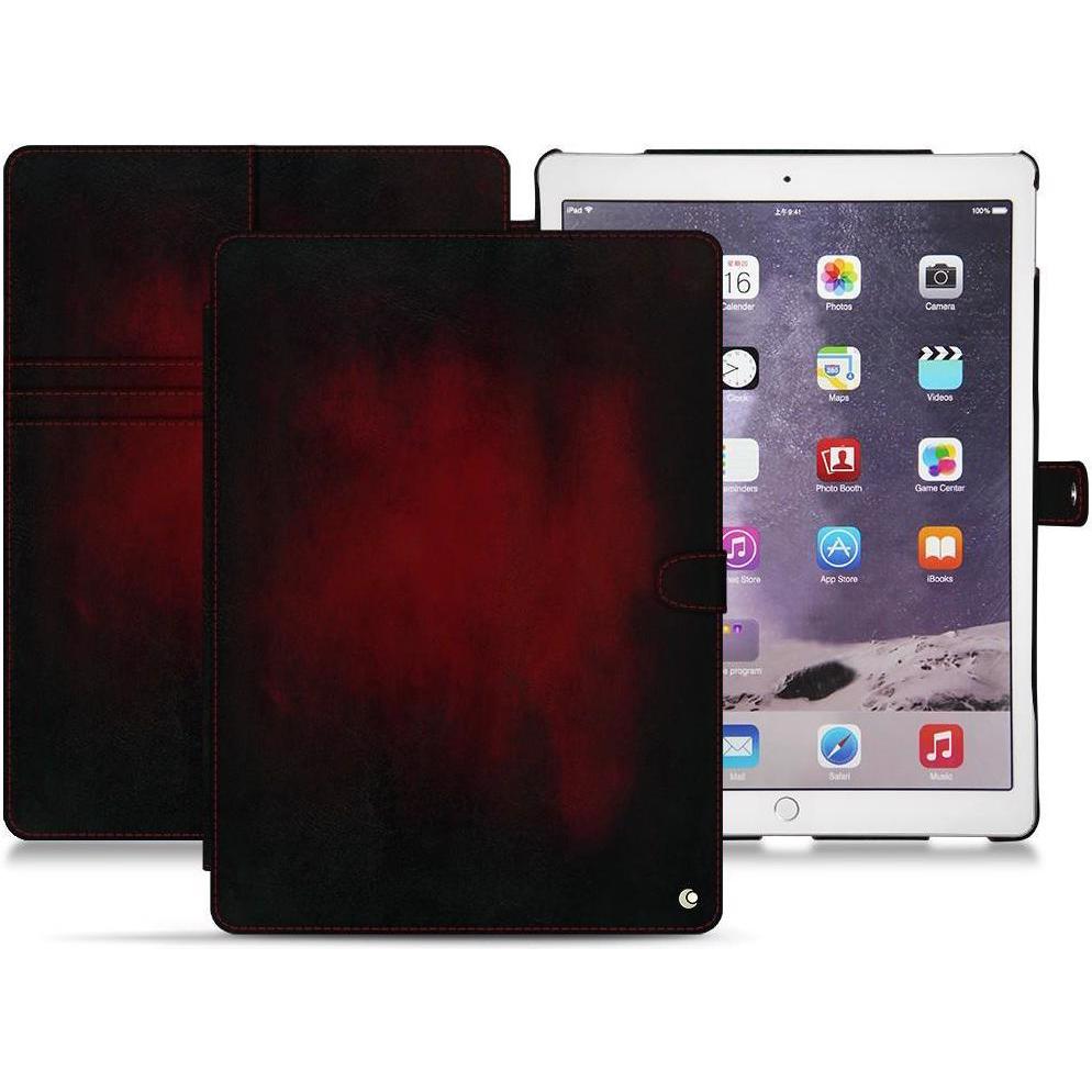 Noreve Lederschutzhülle Wallet (iPad Pro 12.9), Tablet Hülle, Rot