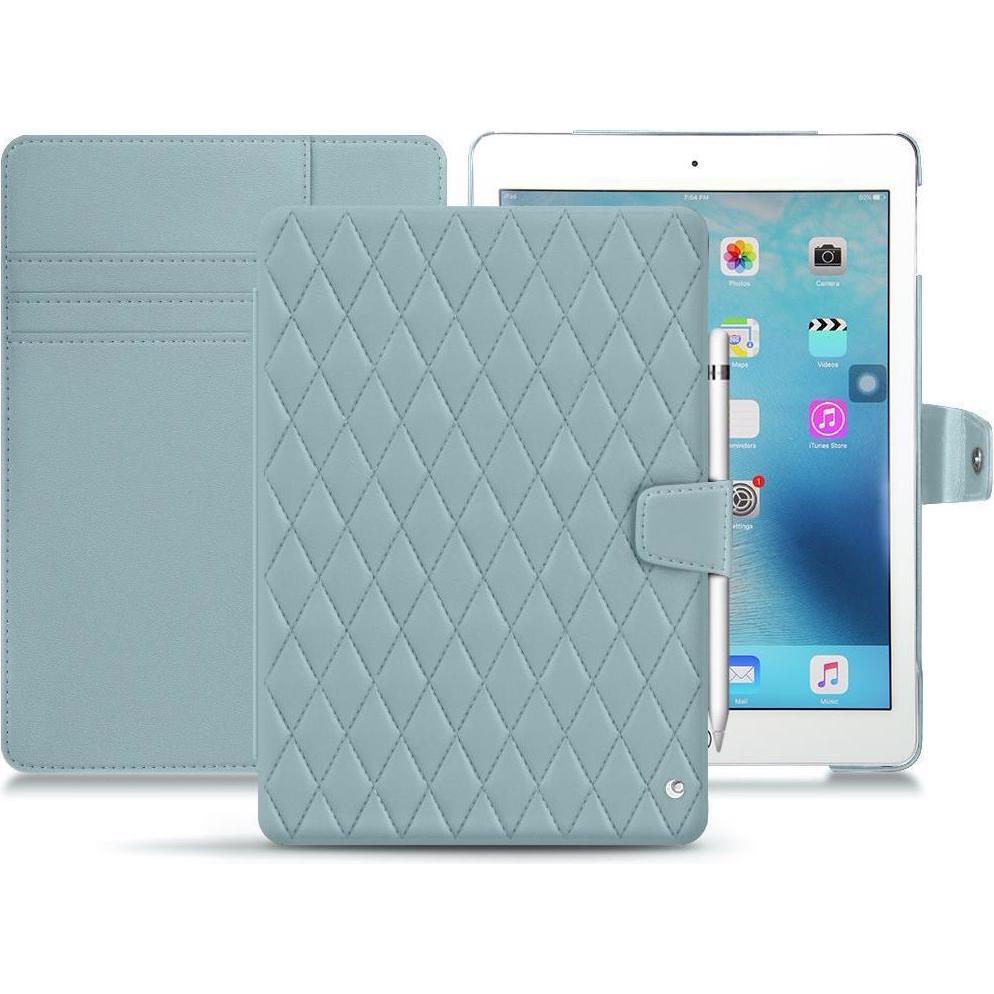 Noreve Lederschutzhülle Wallet (iPad 9.7), Tablet Hülle, Blau