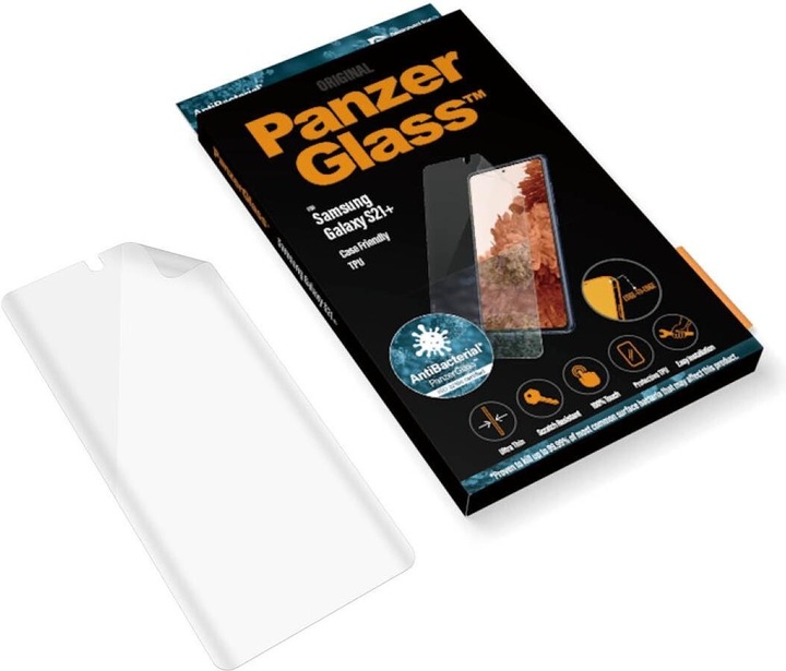 Actual product image PanzerGlass Case Friendly (1 Piece, Samsung Galaxy S21+ 5G)