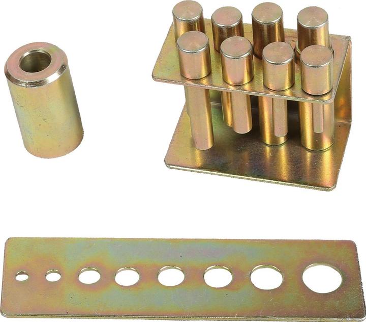 KS Tools performance Druckdorn-Satz für Hydraulik-Werkstattpresse, 8-tlg