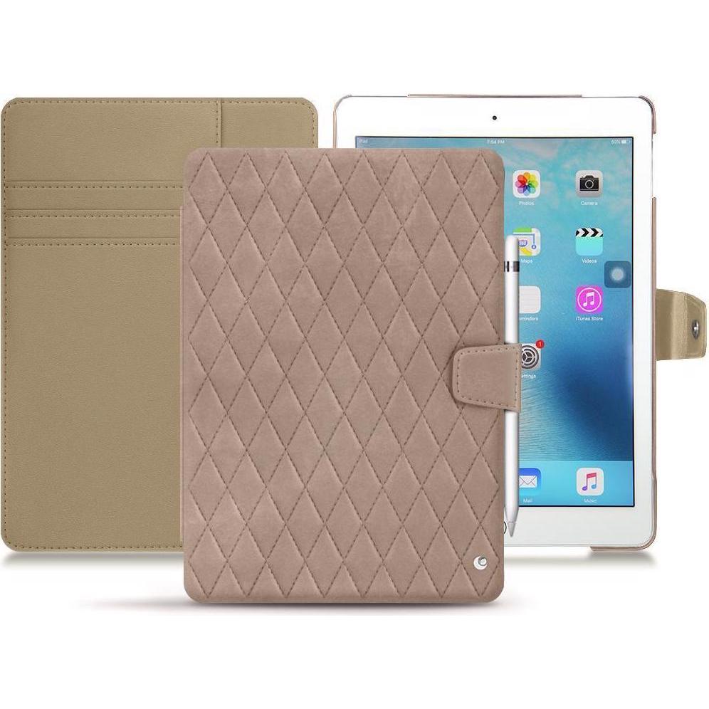 Noreve Lederschutzhülle Wallet (iPad 9.7), Tablet Hülle, Braun