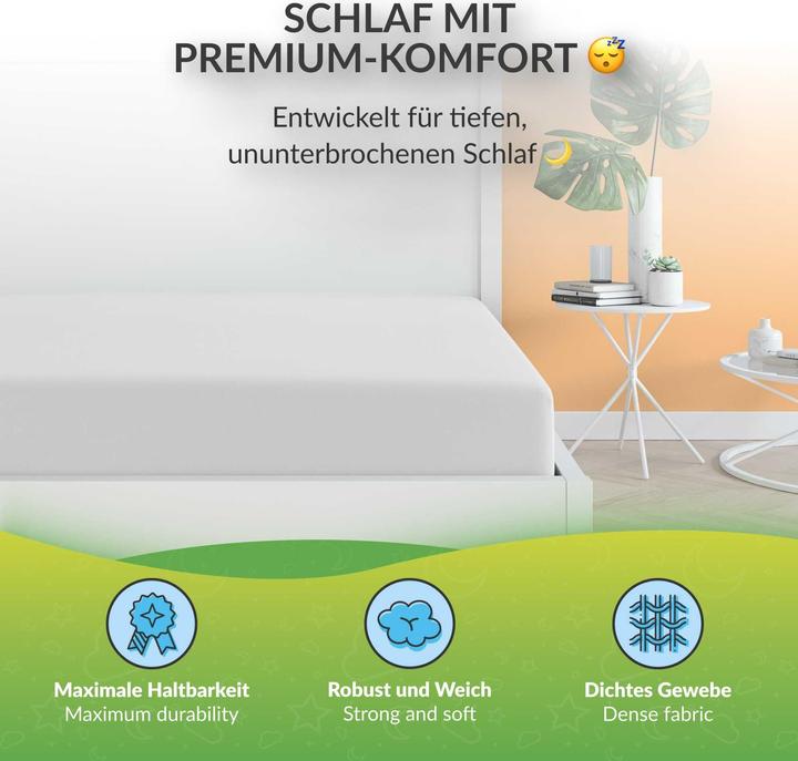 Produktbild Etérea Microfaser Jersey Spannbettlaken (180 x 200 cm, 200 x 200 cm)