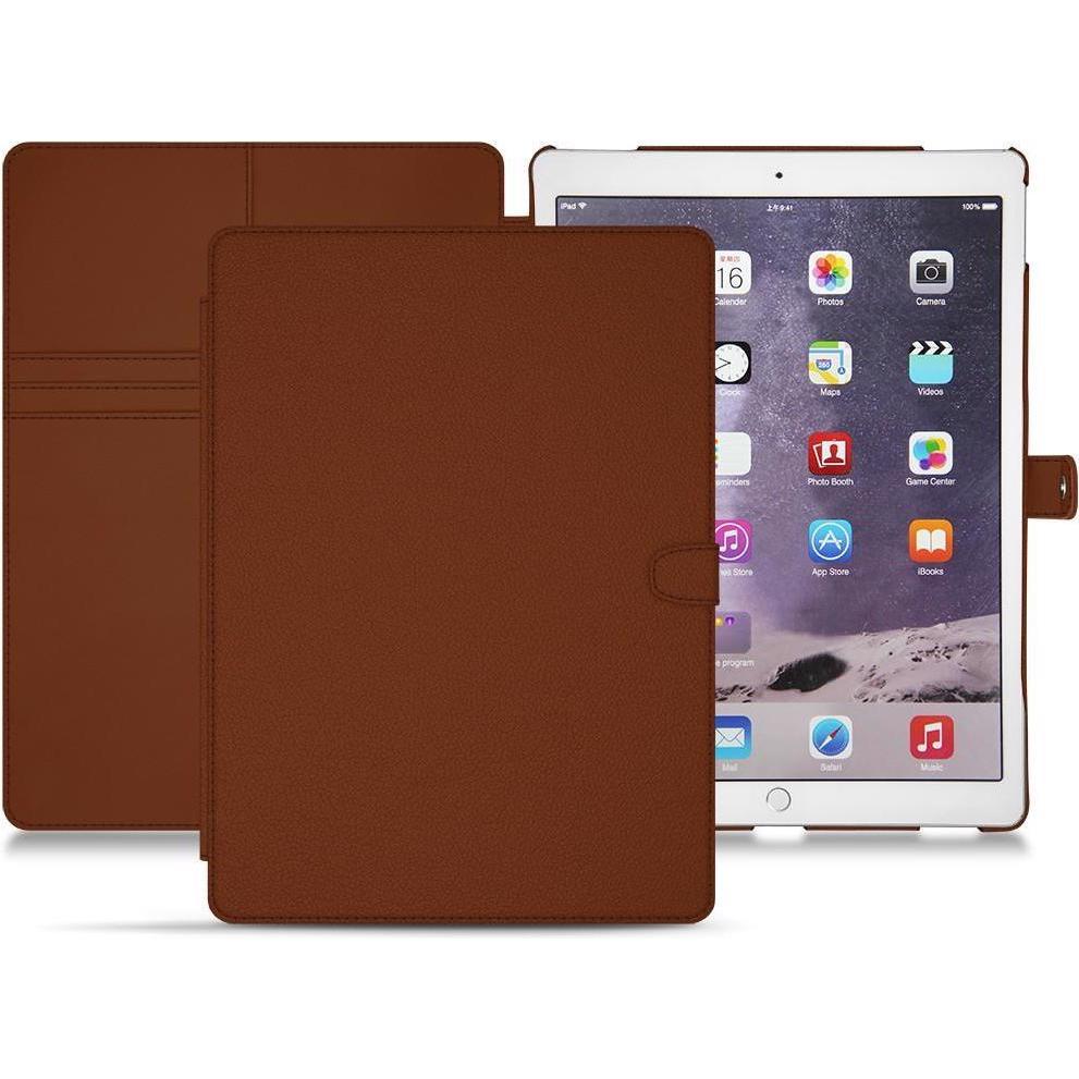 Noreve Lederschutzhülle Wallet (iPad Pro 12.9), Tablet Hülle, Braun