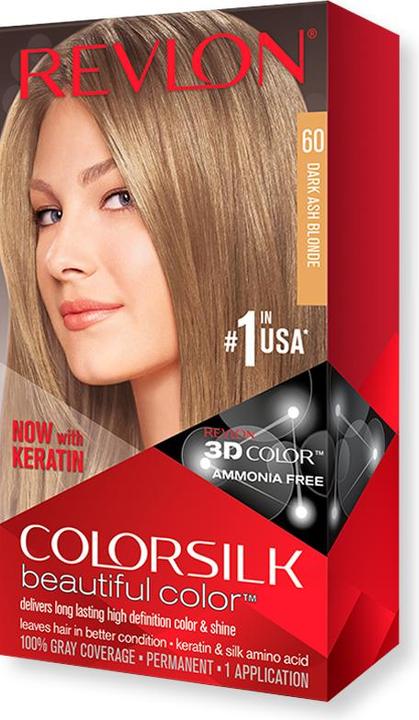 Produktbild Revlon Professional COLORSILK tinte #60-rubio oscuro cenizo (60)