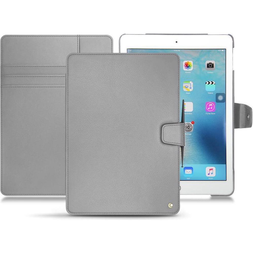 Noreve Lederschutzhülle Wallet (iPad Pro 9.7 2016 (1. Gen)), Tablet Hülle, Grau