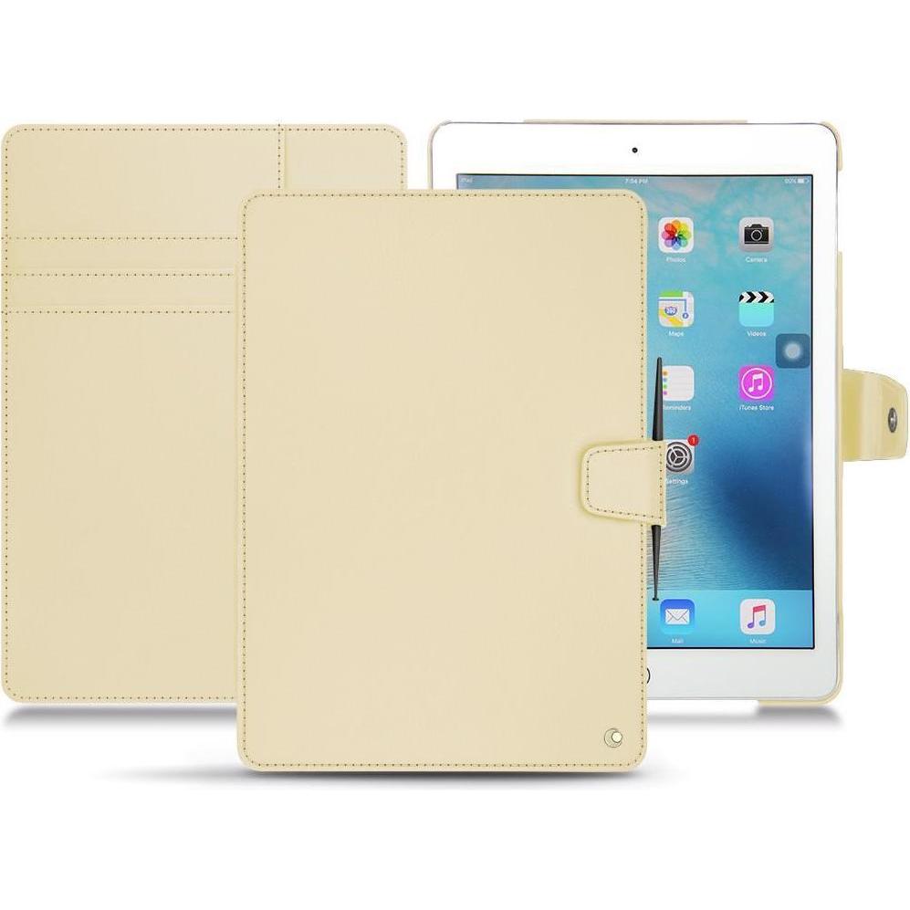 Noreve Lederschutzhülle Wallet (iPad Pro 9.7 2016 (1. Gen)), Tablet Hülle, Beige