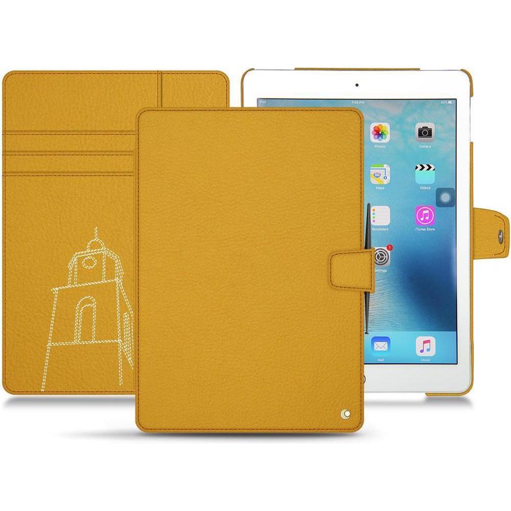 Noreve Lederschutzhülle Wallet (iPad Pro 9.7 2016 (1. Gen)), Tablet Hülle, Gelb