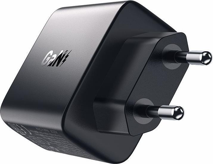 Produktbild Acefast A57 PD 35W GaN-Ladegerät 2 x USB-A + USB-C mit 3 Anschlüssen – Schwarz (35 W, 3 Ports)
