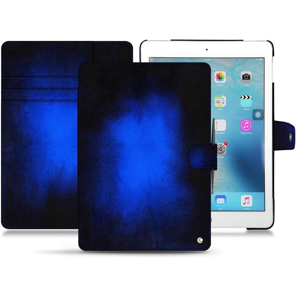 Noreve Lederschutzhülle Wallet (iPad Pro 9.7 2016 (1. Gen)), Tablet Hülle, Blau