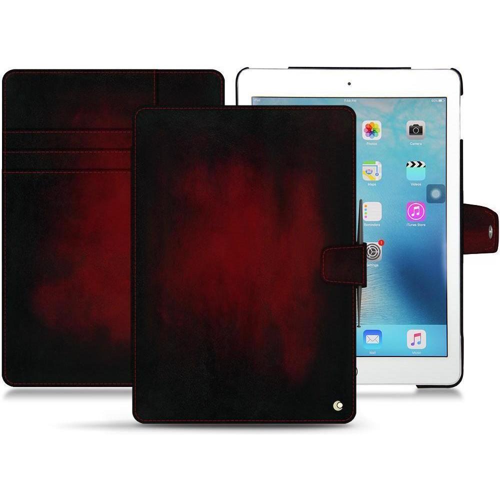Noreve Lederschutzhülle Wallet (iPad Pro 9.7 2016 (1. Gen)), Tablet Hülle, Rot