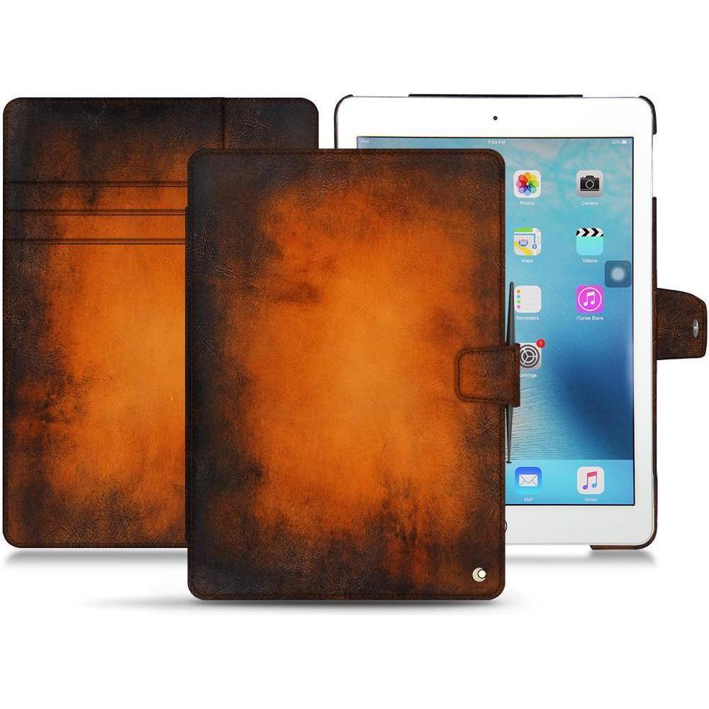Noreve Lederschutzhülle Wallet (iPad Pro 9.7 2016 (1. Gen)), Tablet Hülle, Violett