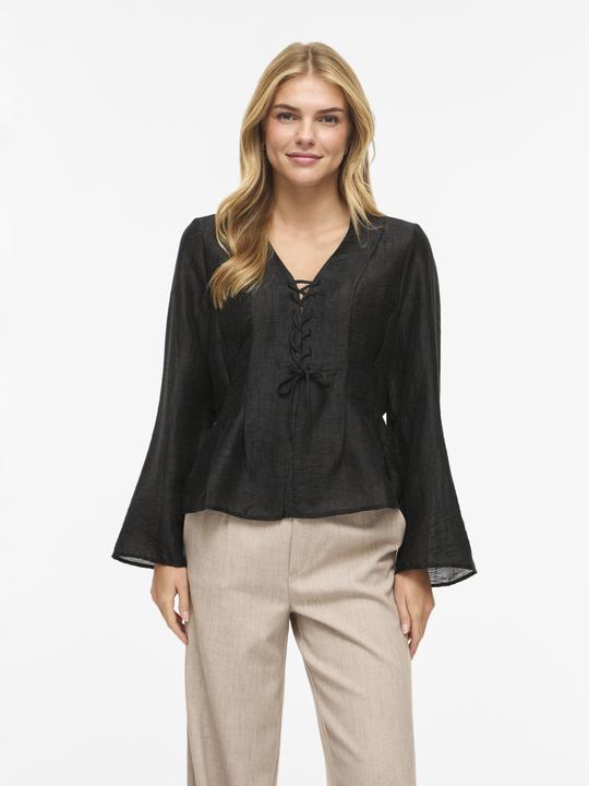 Immagine prodotto Vila VICINA V-Ausschnitt Oberteil mit langen Ärmeln (40)