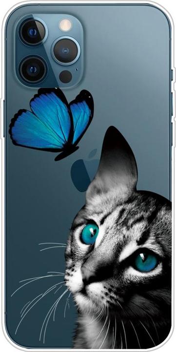 Image du produit Ueli Express iPhone 14 Pro Super Slim Caoutchouc Housse Chat Papillon (Apple iPhone 14 Pro)