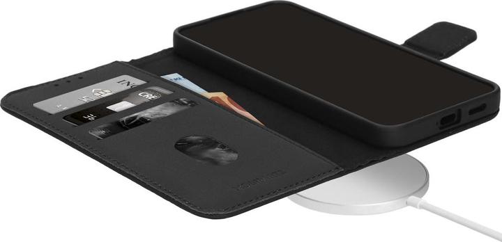 Produktbild Mobiparts Leather Wallet Case Samsung Galaxy S24 Black (MagSafe Compatible) (Samsung Galaxy S24)