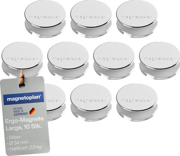 Actual product image Magnetoplan Ergo Magnets "Large (10x)