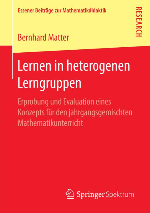 Produktbild Lernen in heterogenen Lerngruppen (Deutsch, Bernhard Matter, 2016)