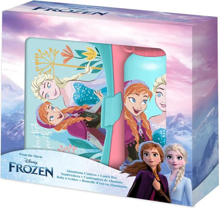 Actual product image Kids Euroswan Lunchbox + aluminium drinking bottle 500ml Frozen