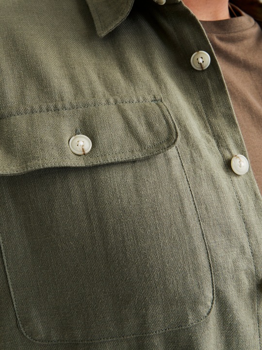 Actual product image Jack & Jones Plus Size Comfort Fit Overshirt Overshirt (7XL)