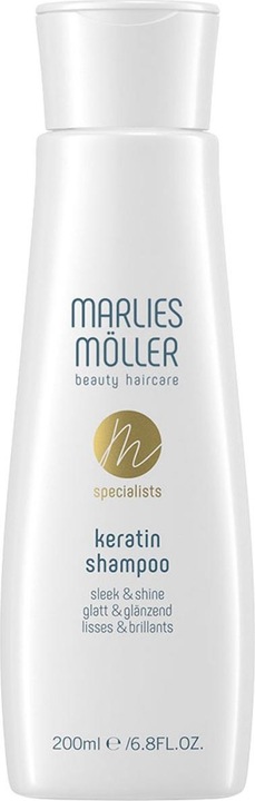 Produktbild Marlies Möller MM Specialists - Keratin Shampoo Sleek & Shine (200 ml, Flüssiges Shampoo)