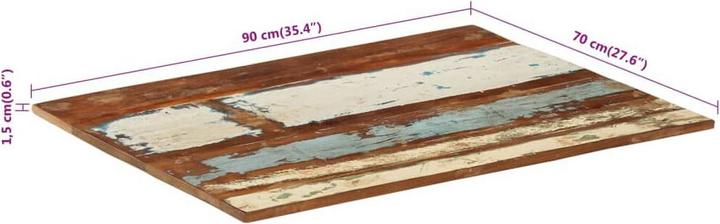 Actual product image VidaXL Tischplatte (90 x 70 cm)