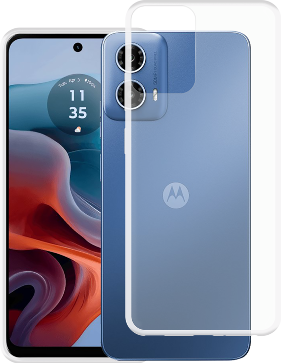 Produktbild Cazy Handykette Hülle Kompatibel mit Motorola Moto G34 - Silikon Handyhülle mit Band Necklace Hülle -