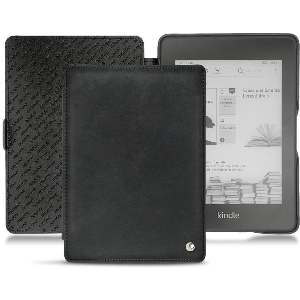 Noreve Lederschutzhülle horizontal (Kindle Paperwhite 2018), Tablet Hülle, Grau