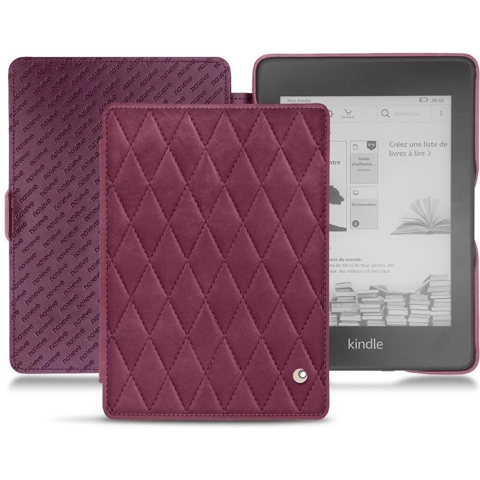 Noreve Lederschutzhülle horizontal (Kindle Paperwhite 2018), Tablet Hülle, Violett