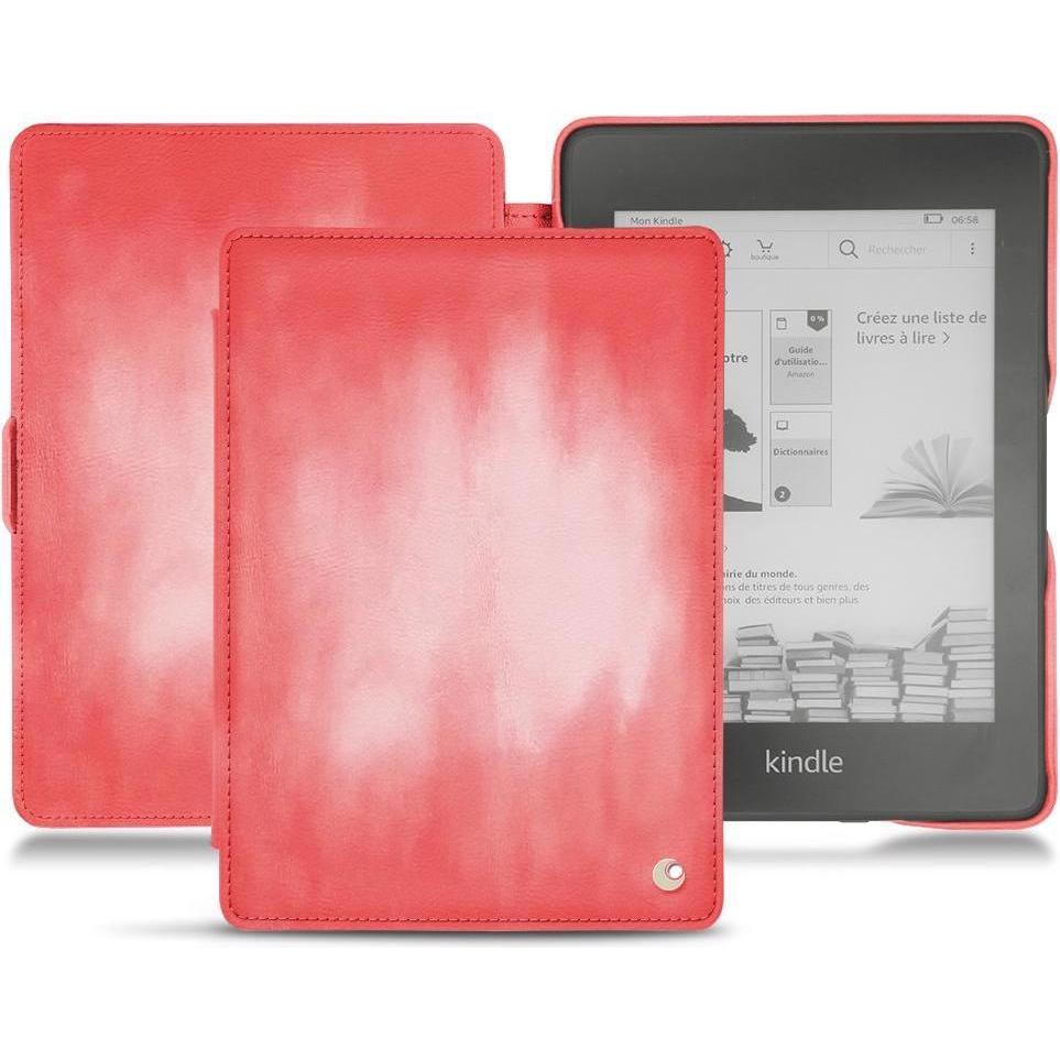Noreve Lederschutzhülle horizontal (Kindle Paperwhite 2018), Tablet Hülle, Rosa